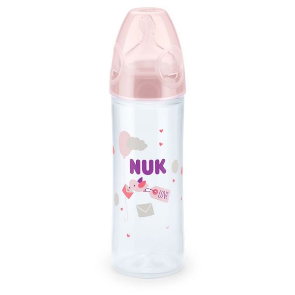 Dětská láhev NUK Active Cup 300 ml kluk, Růžová