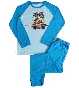 Chlapecké pyžamo Wolf, dorost (S2156B), vel. 146, sv. modrá