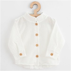 Kojenecká mušelínová košile New Baby Soft dress mátová, vel. 86 (12-18m), Béžová