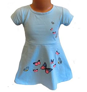 Dívčí šaty Wolf (S2215), vel. 98, Modrá