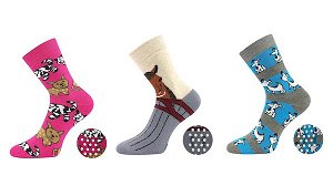Termo-froté ponožky ABS Sibiř 3 páry (Bo077a), vel. 30-34, barevná