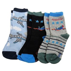 Chlapecké ponožky Sockswear 3 páry (54292), vel. 23-26, modrá-šedá