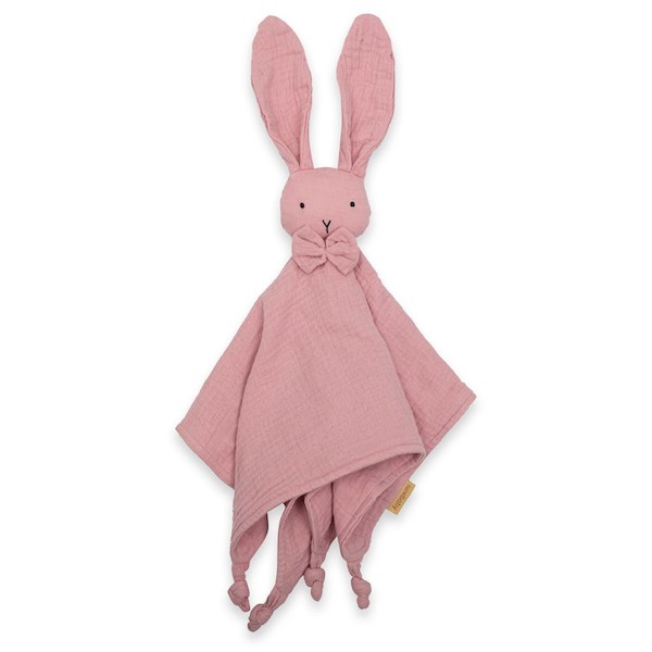 Mušelínový usínáček New Baby Rabbit pink, Růžová