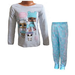 Dívčí pyžamo LOL (EM0961), vel. 110, šedo-tyrkysová