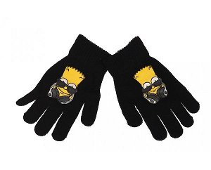 Prstové rukavice Simpsons (NH4265), vel. 3-8 let, černá