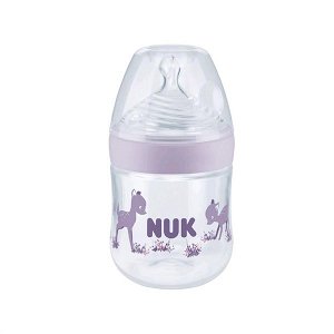 Skleněná kojenecká láhev NUK New Classic 240 ml white, Fialová