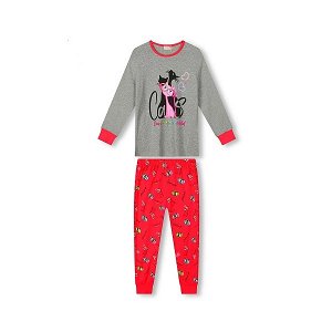 Dívčí dorostové pyžamo Kugo (MP1763), vel. 152, šedá