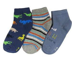 Chlapecké  ponožky Sockswear 3 páry  (56279), vel. 23-26, modro-šedá
