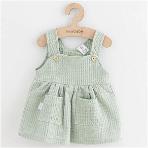 Kojenecká mušelínová sukýnka New Baby Comfort clothes šalvějová, vel. 62 (3-6m), Zelená