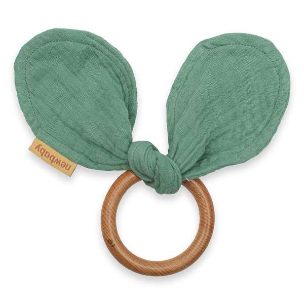 Kousátko pro děti ouška New Baby Ears mint, Zelená