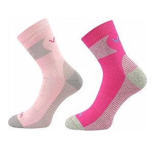 Dětské froté ponožky Prime 2 páry (Bo9980a), vel. 25-29, růžovo-růžová