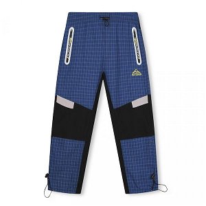 Dětské plátěné kalhoty Kugo (FK7603), vel. 116, tm. modrá