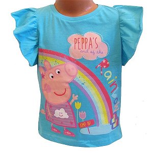 Dívčí triko Prasátko Pepina (em5202820), vel. 110, tyrkysová