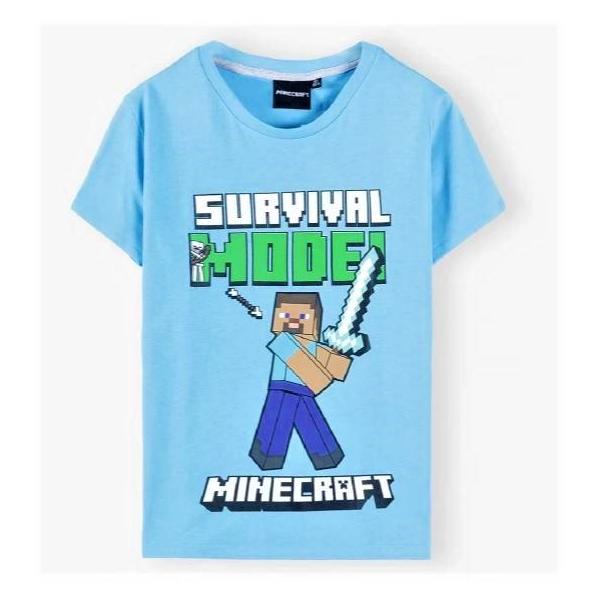 Chlapecké triko Minecraft (112b), vel. 116, Modrá