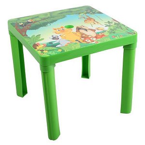 Dětský zahradní nábytek - Plastový stůl zelený, Zelená