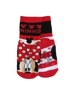 Dětské froté ponožky Minnie Mouse (th0670), vel. 23-26, Červená