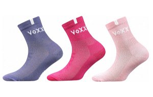 3x ponožky Fredík Voxx (Bo6211), vel. 35-38, růžovo-fialová