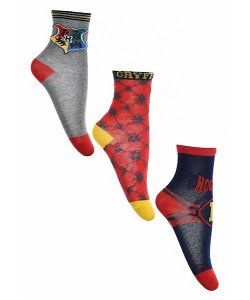 Dětské ponožky Harry Potter 3 páry (VH0600), vel. 31-34, barevná