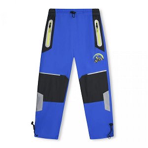 Dětské šusťákové kalhoty Kugo (SK7736), vel. 128, Modrá