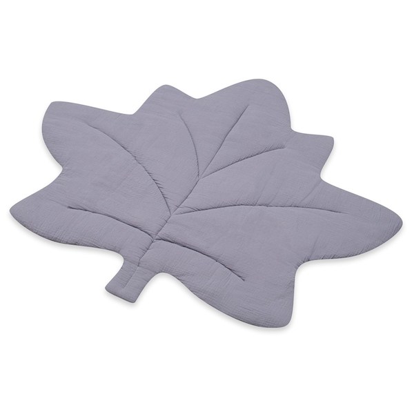 Mušelínová hrací deka New Baby Maple Leaf blue, Modrá