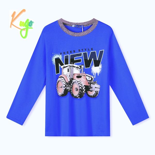 Chlapecké triko Kugo (MC3789), vel. 98, Modrá