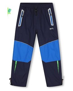 Dětské zateplené kalhoty Kugo (DK7132), vel. 146, tm. modrá