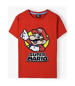 Chlapecké triko Super Mario (49019), vel. 140, Červená