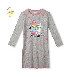 Dívčí noční košile Kugo (MN3772), vel. 146, šedá