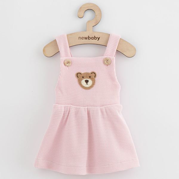 Kojenecká laclová sukýnka New Baby Luxury clothing Laura růžová, vel. 86 (12-18m), Růžová