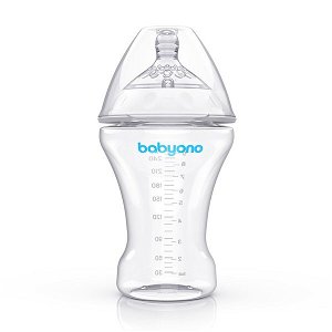 Antikoliková láhev Baby Ono 260 ml, Transparentní