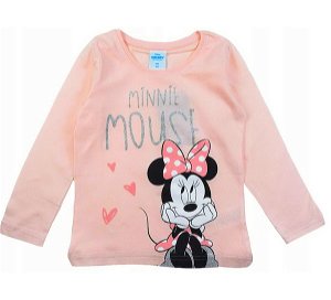 Dívčí triko Minnie (Em9611), vel. 128, Růžová