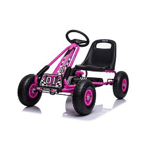Dětská šlapací motokára Go-kart Baby Mix Razor růžová, Růžová