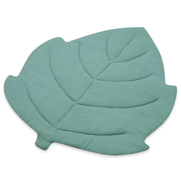 Mušelínová hrací deka New Baby Leaf mint, Zelená