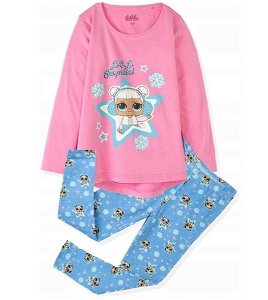 Dívčí pyžamo LOL (EM273), vel. 104/110, modro-růžová