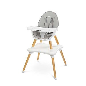Jídelní židlička CARETERO TUVA grey, šedá