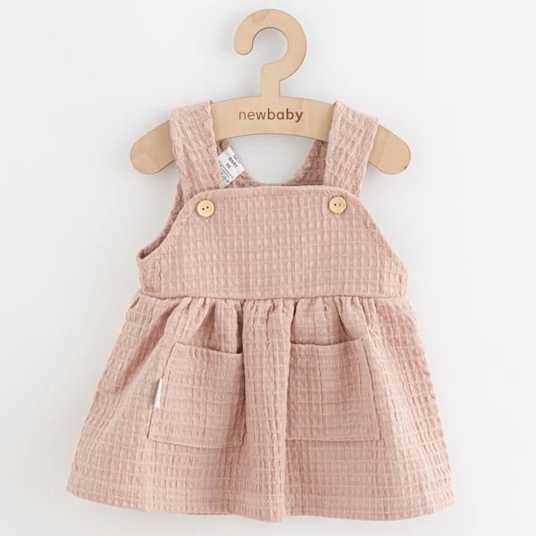 Kojenecká mušelínová sukýnka New Baby Comfort clothes šalvějová, vel. 80 (9-12m), Růžová