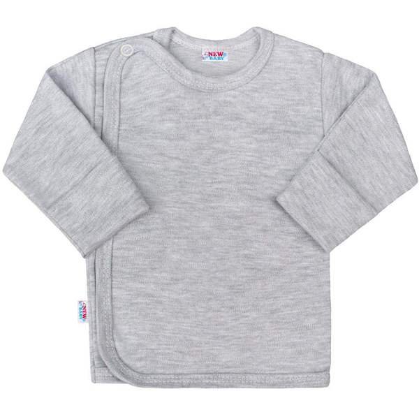 Kojenecká košilka New Baby Classic II tmavě modrá, vel. 56 (0-3m), šedá