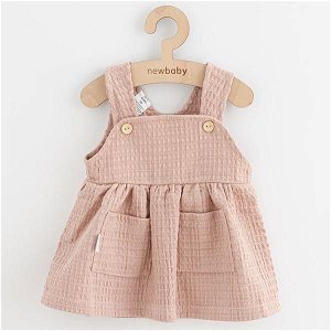 Kojenecká mušelínová sukýnka New Baby Comfort clothes šalvějová, vel. 62 (3-6m), Růžová
