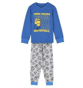 Dětské pyžamo Mimoni (Cer 0393), vel. 152, modro-šedá