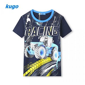 Chlapecké triko Kugo (TM9205C), vel. 110, černá
