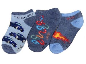 Chlapecké kotníkové ponožky Sockswear 3 páry  (56204), vel. 23-26, modro-modrá