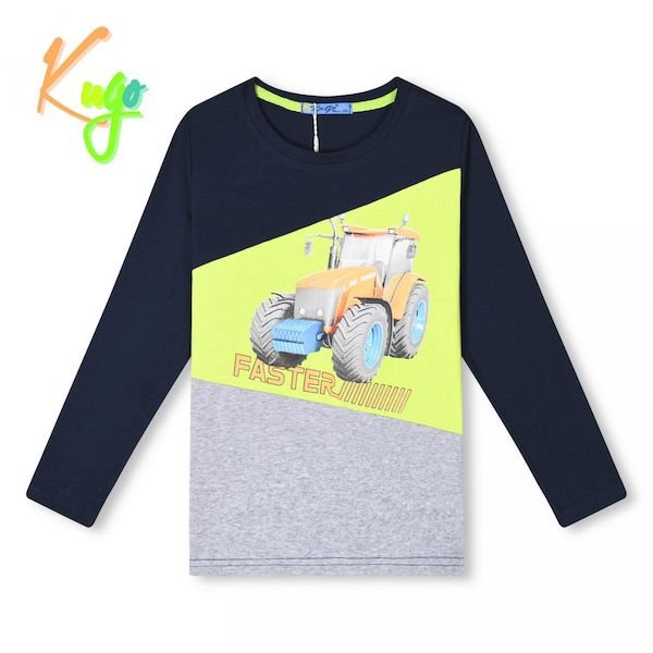 Chlapecké triko Kugo (HC0711), vel. 104, tm. modrá
