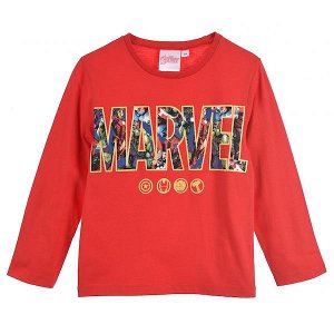Chlapecké triko Marvel (hu1300), vel. 104, Červená