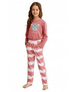 Dívčí pyžamo Carla (Taro2587), vel. 116, Růžová