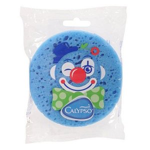 Koupelová houba Klaun Calypso modrá, Modrá