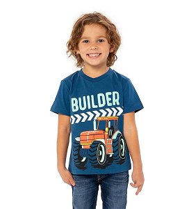 Chlapecké tričko Builder (WKB02937), vel. 98, tm. modrá