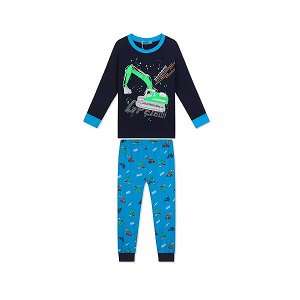 Chlapecké pyžamo Kugo (MP1551), vel. 98, tm. modrá