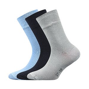 Dětské ponožky Boma 3 páry (Emko1124), vel. 25-29, modro-šedá