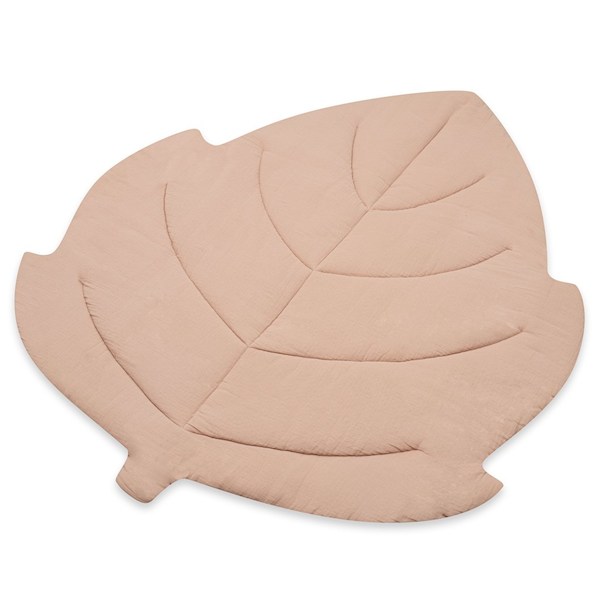 Mušelínová hrací deka New Baby Leaf beige, Béžová