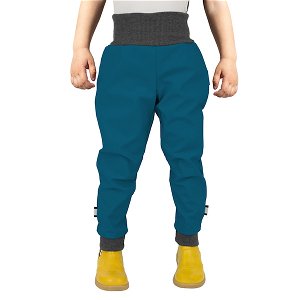 Unuo, Batolecí softshellové kalhoty s fleecem Street, Kobaltová Velikost: 80/86, vel. 98/104